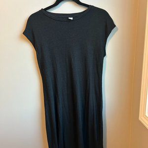 Old Navy Black Midi Dress